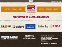 Tablet Screenshot of carpinteriasorianoredondo.com